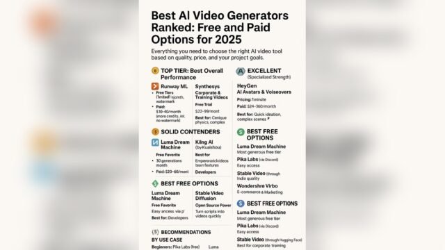 Best Ai Video Generator Tools for Beginners