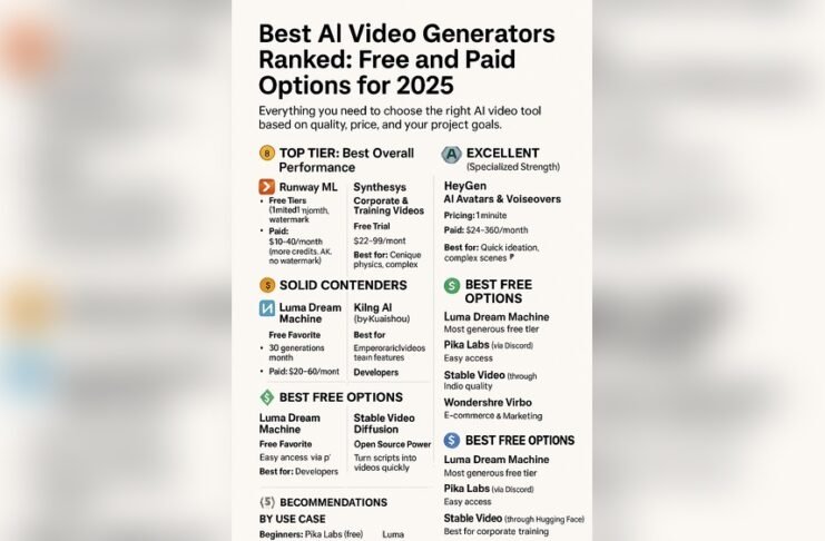 Best Ai Video Generator Tools for Beginners